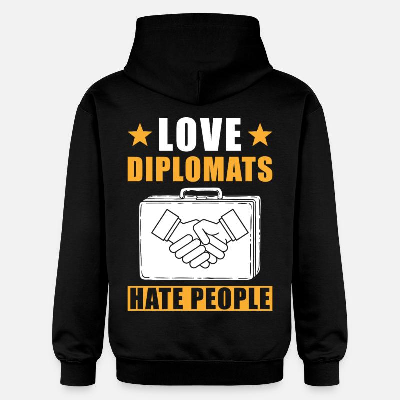 Cadeau des diplomates - Sweat à capuche Softstyle® Gildan Unisexe - noir