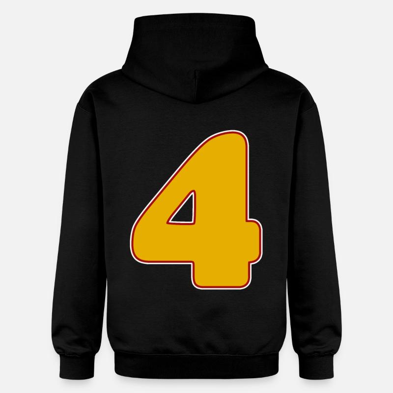4 - Quatre - Sweat à capuche Softstyle® Gildan Unisexe - noir