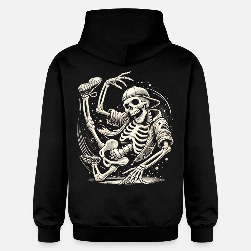 Skeleton Breakdance Master - Sweat à capuche Softstyle® Gildan Unisexe - noir