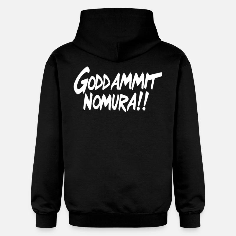 Goddammit Nomura – Conception simple - Sweat à capuche Softstyle® Gildan Unisexe - noir