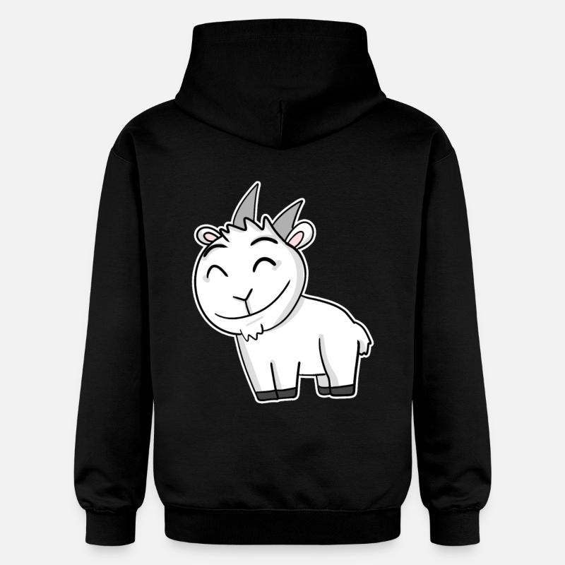 Bouc de chèvre - Sweat à capuche Softstyle® Gildan Unisexe - noir