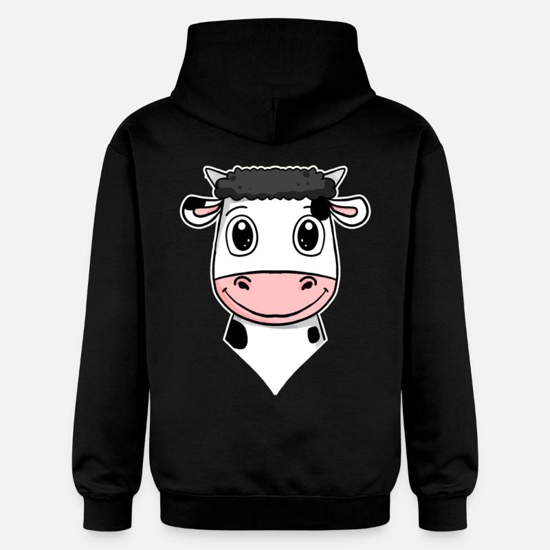 Vache - Sweat à capuche Softstyle® Gildan Unisexe - noir