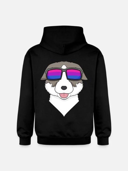 Bisexual Thai Bangkaew Dog Gift - Gildan Unisex Softstyle® Midweight Hoodie - black