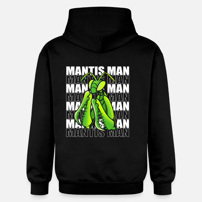 Gottesanbeter Gottesanbeterin Mantis - Gildan Unisex Softstyle® Midweight Hoodie - Schwarz