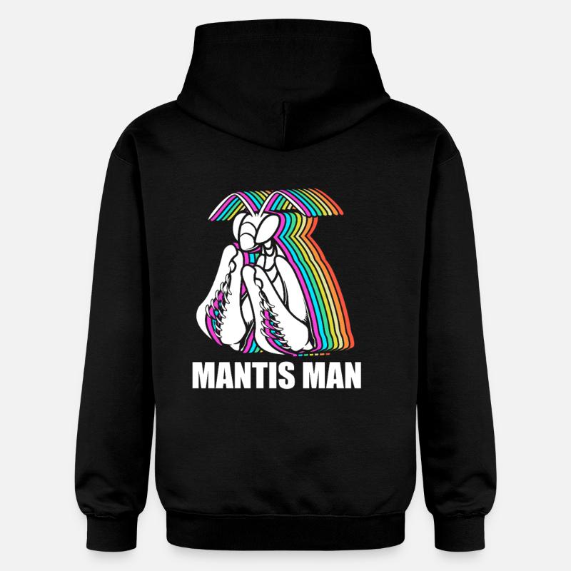 Gottesanbeter Gottesanbeterin Mantis - Gildan Unisex Softstyle® Midweight Hoodie - Schwarz