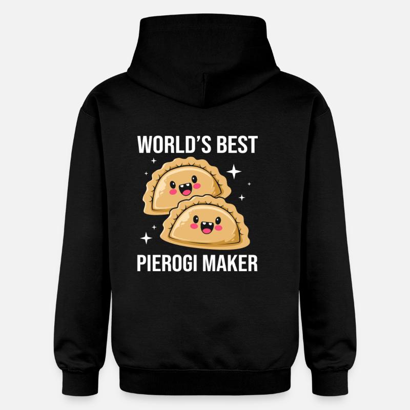 Pierogi Pologne Polonais - Sweat à capuche Softstyle® Gildan Unisexe - noir