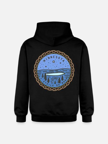 Minnesota, USA - Gildan Unisex Softstyle® Midweight Hoodie - black