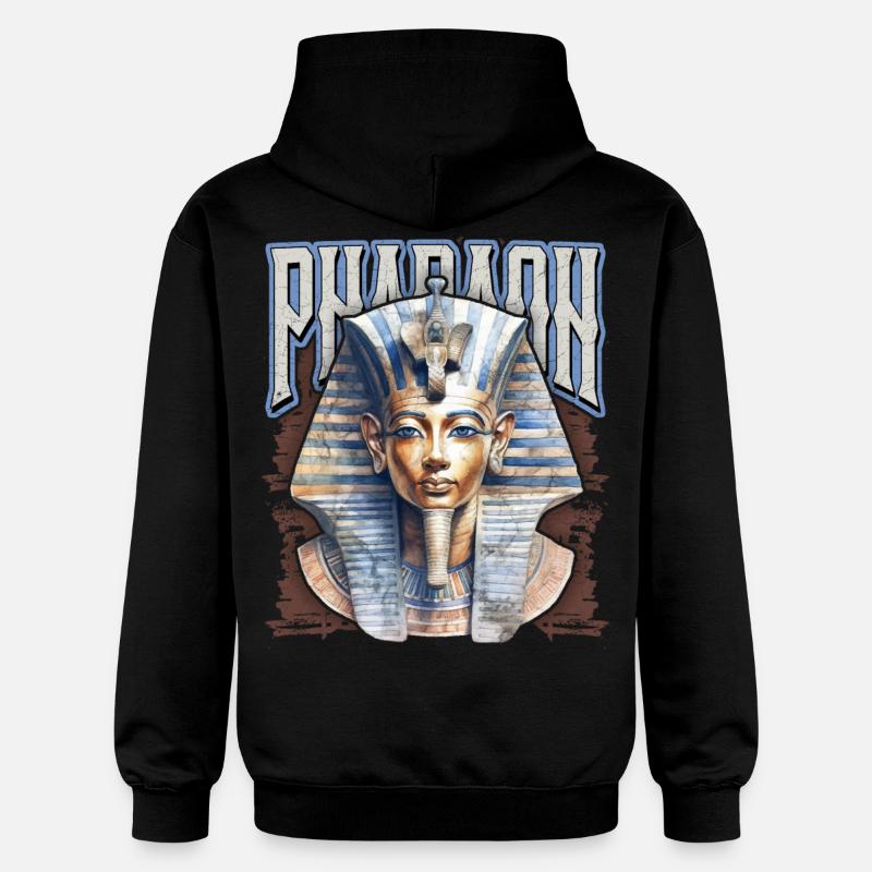 Tut-Ench-Amon, pharaon égyptien, Égypte - Sweat à capuche Softstyle® Gildan Unisexe - noir