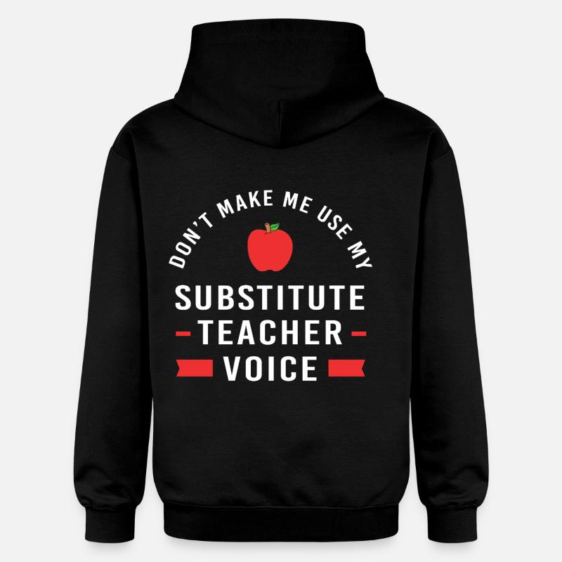 Enseignant suppléant Enseignant suppléant - Sweat à capuche Softstyle® Gildan Unisexe - noir