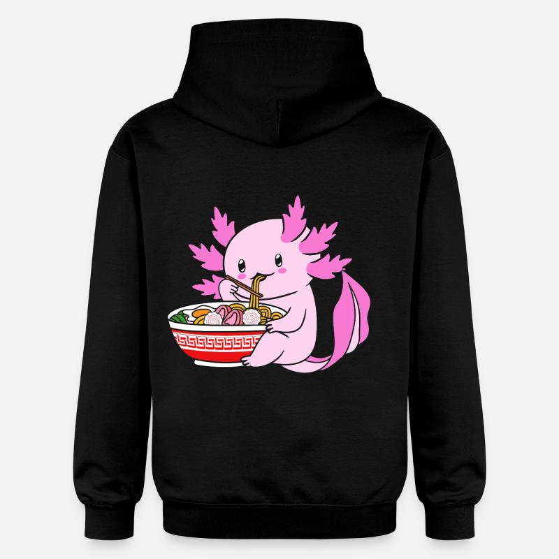 Axolotl Ramen - Sweat à capuche Softstyle® Gildan Unisexe - noir