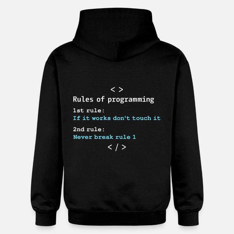 Règles de programmation - Sweat à capuche Softstyle® Gildan Unisexe - noir