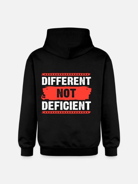 Autism, Autistic, ADHD, Asperger's, Neurodiversity - Gildan Unisex Softstyle® Midweight Hoodie - black