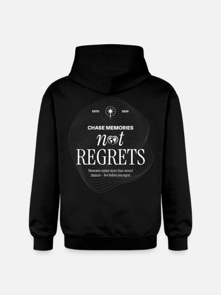 Mache Erinnerungen bereue nichts - Gildan Unisex Softstyle® Midweight Hoodie - Schwarz