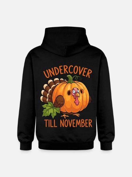 Undercover Turkey - Gildan Unisex Softstyle® Midweight Hoodie - black