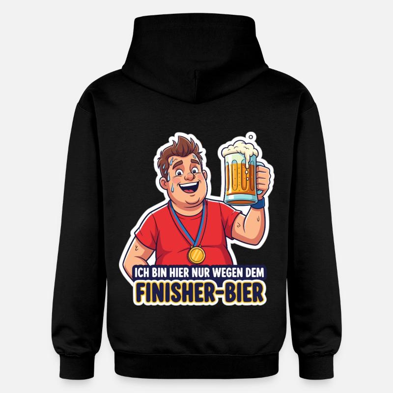 Bière Finisher - Sweat à capuche Softstyle® Gildan Unisexe - noir
