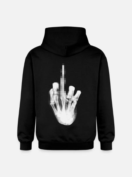 Fuck you - Gildan Unisex Softstyle® Midweight Hoodie - Schwarz
