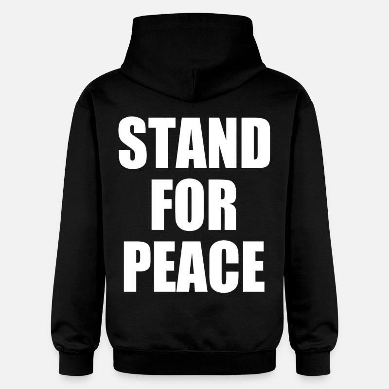 Stand for peace - Sweat à capuche Softstyle® Gildan Unisexe - noir