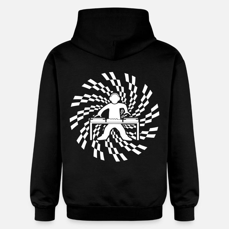 dj deejay 23 - Sweat à capuche Softstyle® Gildan Unisexe - noir