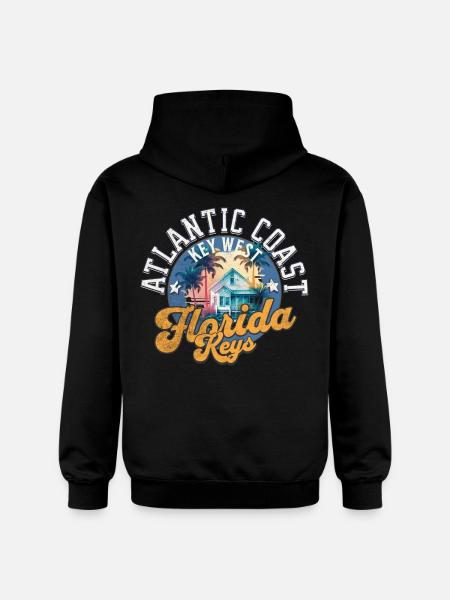 Florida keys Key West - Gildan Unisex Softstyle® Midweight Hoodie - black
