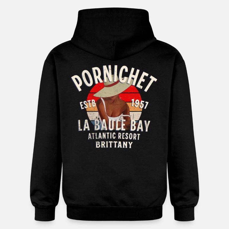 Glamorous Pornichet - Gildan Unisex Softstyle® Midweight Hoodie - black