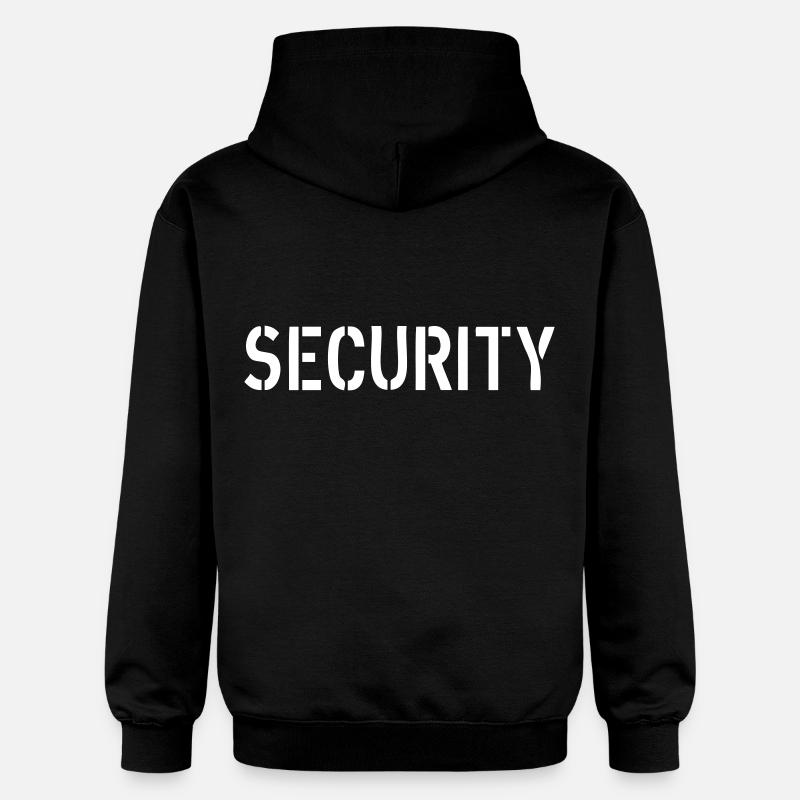 Security - Sweat à capuche Softstyle® Gildan Unisexe - noir