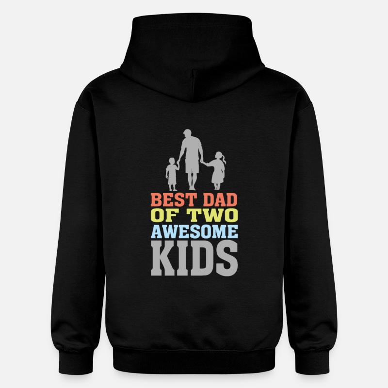 Meilleur papa - Sweat à capuche Softstyle® Gildan Unisexe - noir
