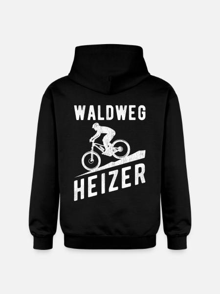 Downhill Waldweg Heizer - Sweat à capuche Softstyle® Gildan Unisexe - noir
