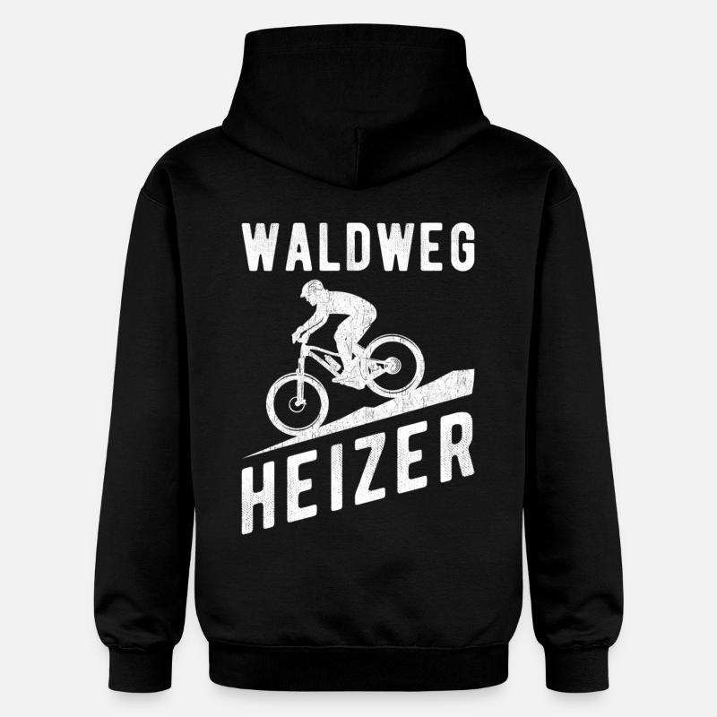 Downhill Waldweg Heizer - Sweat à capuche Softstyle® Gildan Unisexe - noir