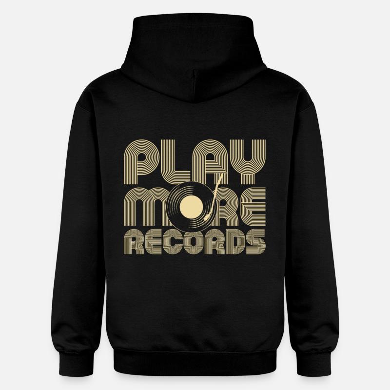 Collectionneur de disques vinyles - Sweat à capuche Softstyle® Gildan Unisexe - noir