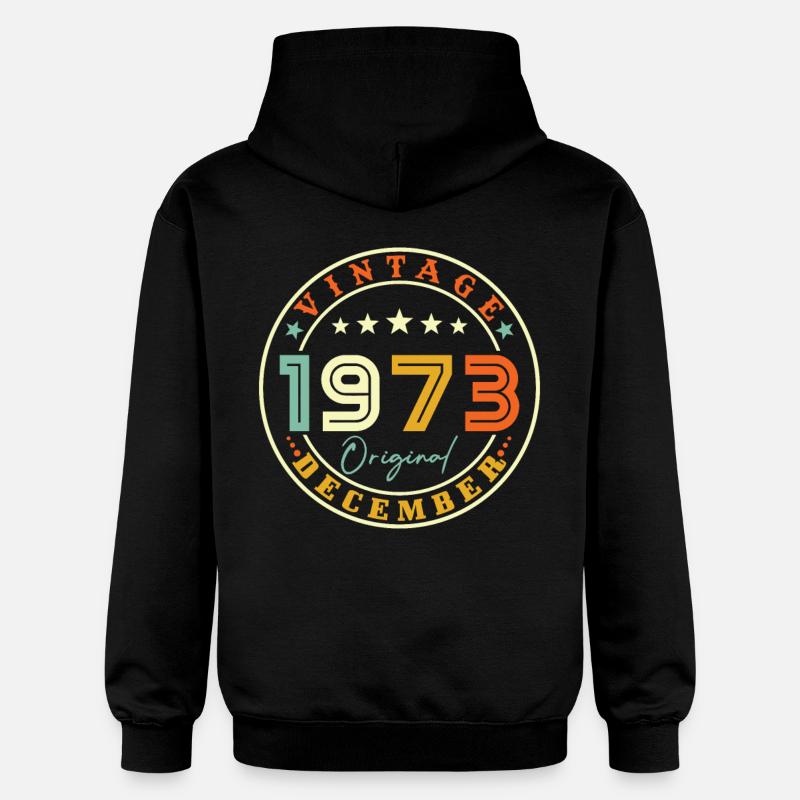 Né en décembre 1973 - Sweat à capuche Softstyle® Gildan Unisexe - noir