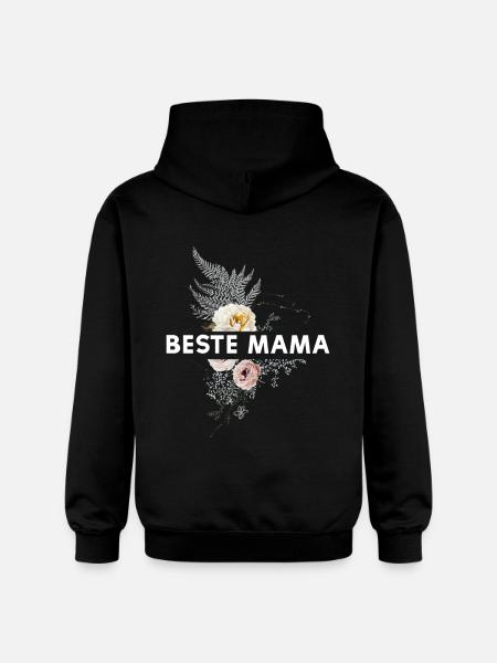 Beste Mama - Gildan Unisex Softstyle® Midweight Hoodie - Schwarz