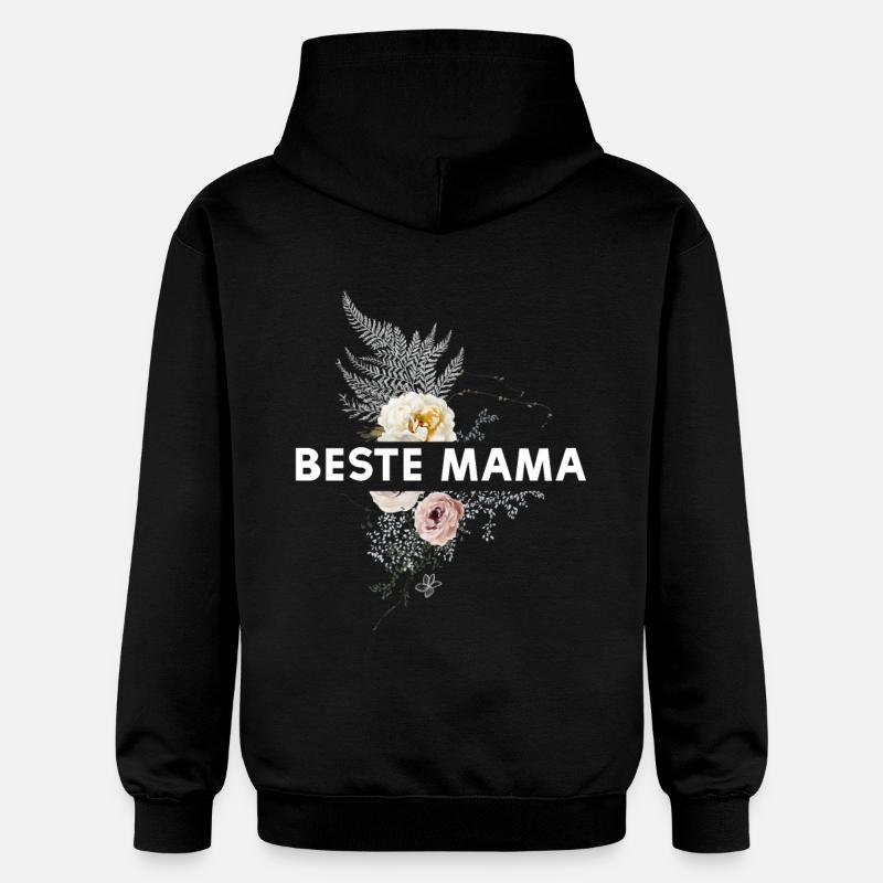 Beste Mama - Gildan Unisex Softstyle® Midweight Hoodie - Schwarz
