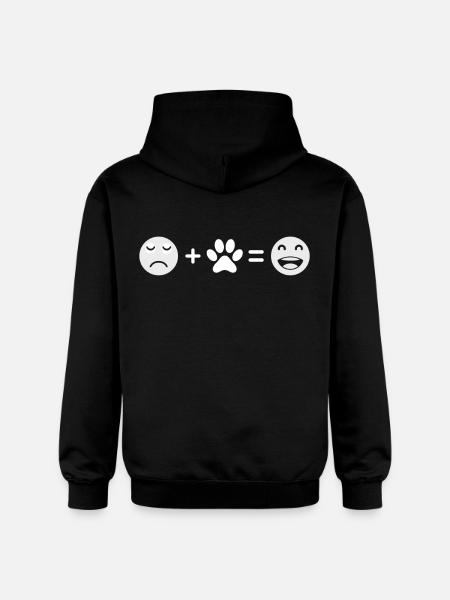Patte - Sweat à capuche Softstyle® Gildan Unisexe - noir