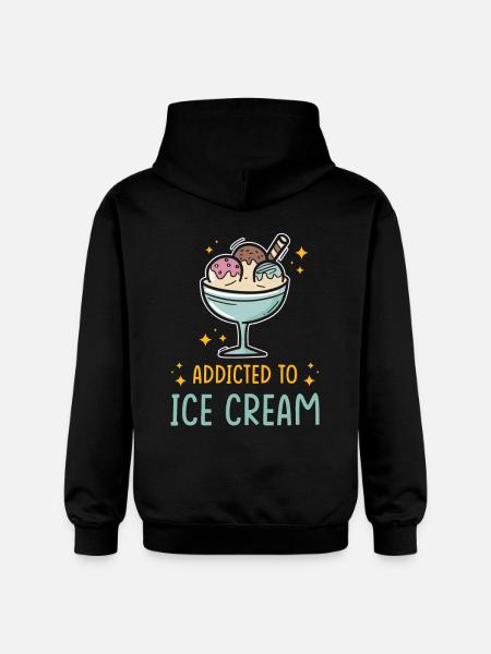 Ice - Gildan Unisex Softstyle® Midweight Hoodie - black