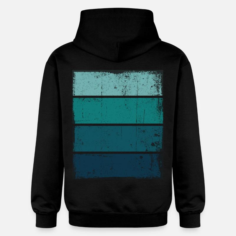 Contexte Grunge Sea Diving Marine - Sweat à capuche Softstyle® Gildan Unisexe - noir