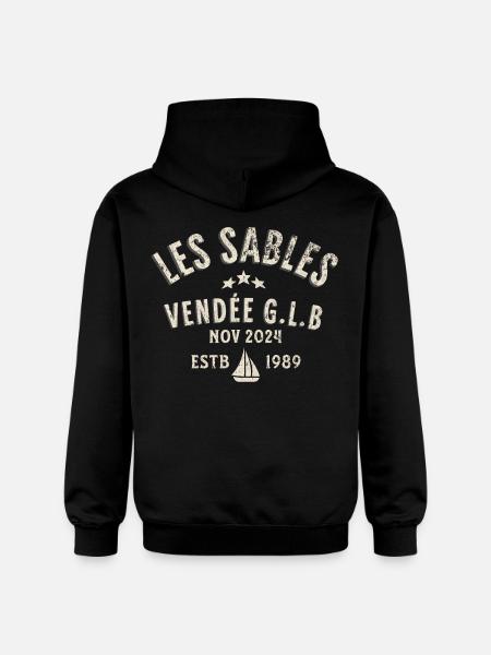 Les Sables Vendée GLB 2024 - Gildan Unisex Softstyle® Midweight Hoodie - black