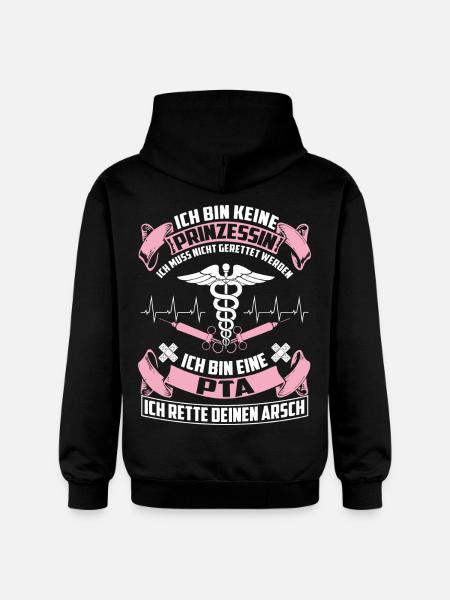 PTA - pharmaceutical technical assistant - Gildan Unisex Softstyle® Midweight Hoodie - black