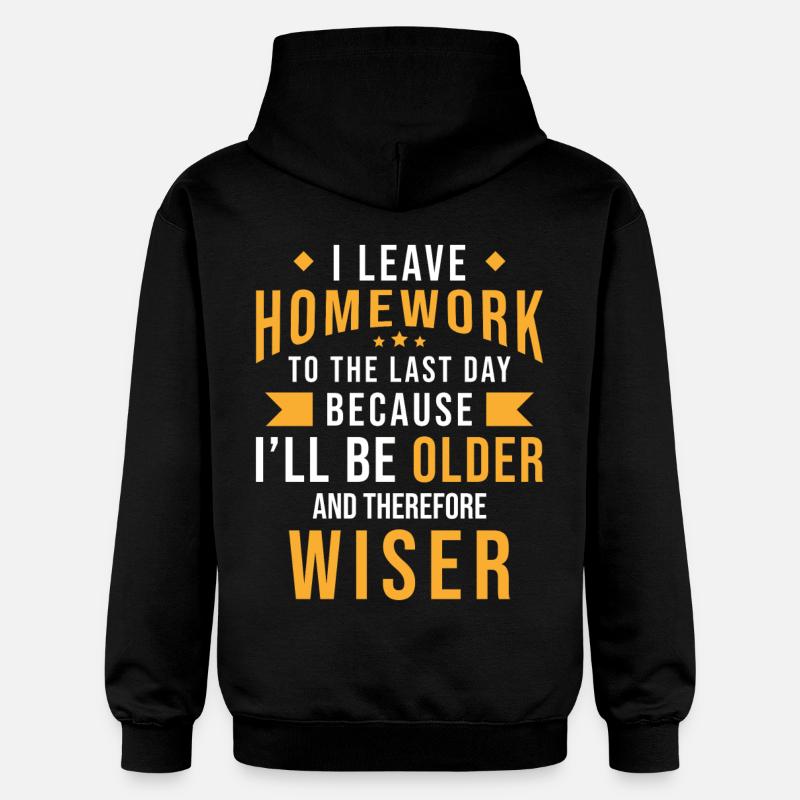 Devoirs - Sweat à capuche Softstyle® Gildan Unisexe - noir