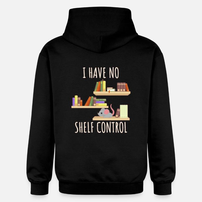 I have no Shelf Control - Sweat à capuche Softstyle® Gildan Unisexe - noir