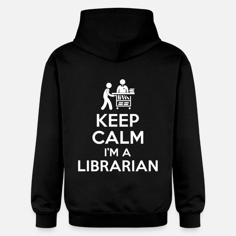 Bibliothécaire Citation - Sweat à capuche Softstyle® Gildan Unisexe - noir
