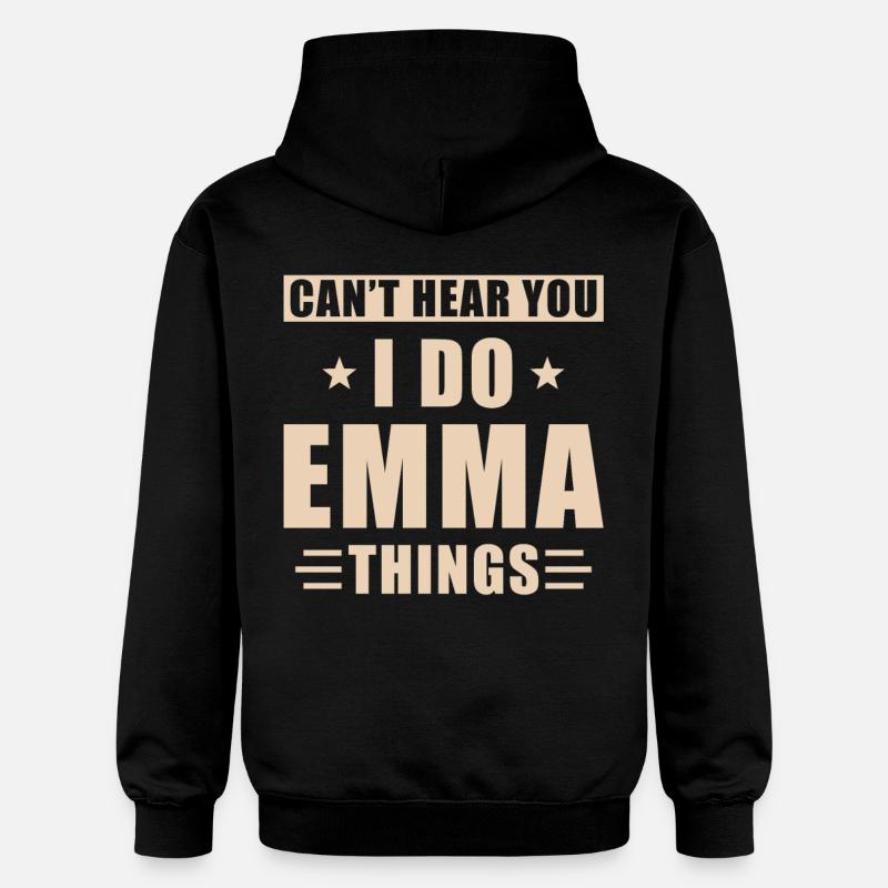 Emma choses - Sweat à capuche Softstyle® Gildan Unisexe - noir