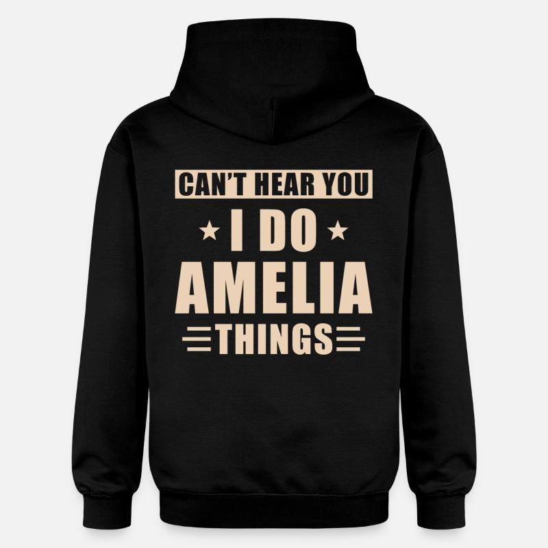 Amelia choses - Sweat à capuche Softstyle® Gildan Unisexe - noir