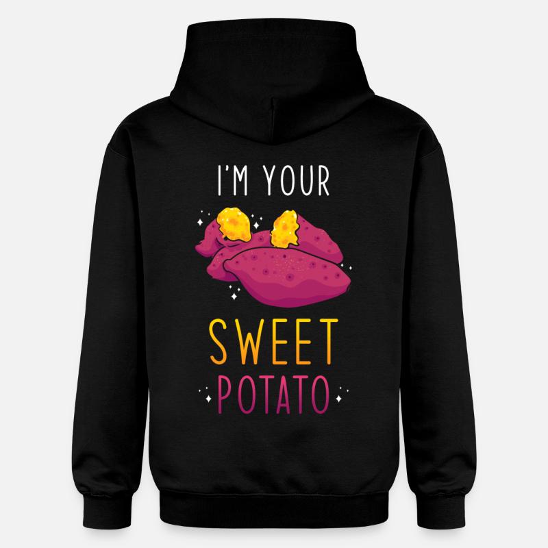 Patate douce - Sweat à capuche Softstyle® Gildan Unisexe - noir