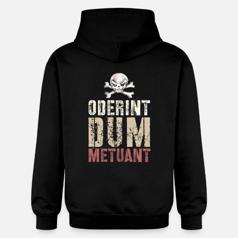Oderent dum Metuant - Sweat à capuche Softstyle® Gildan Unisexe - noir
