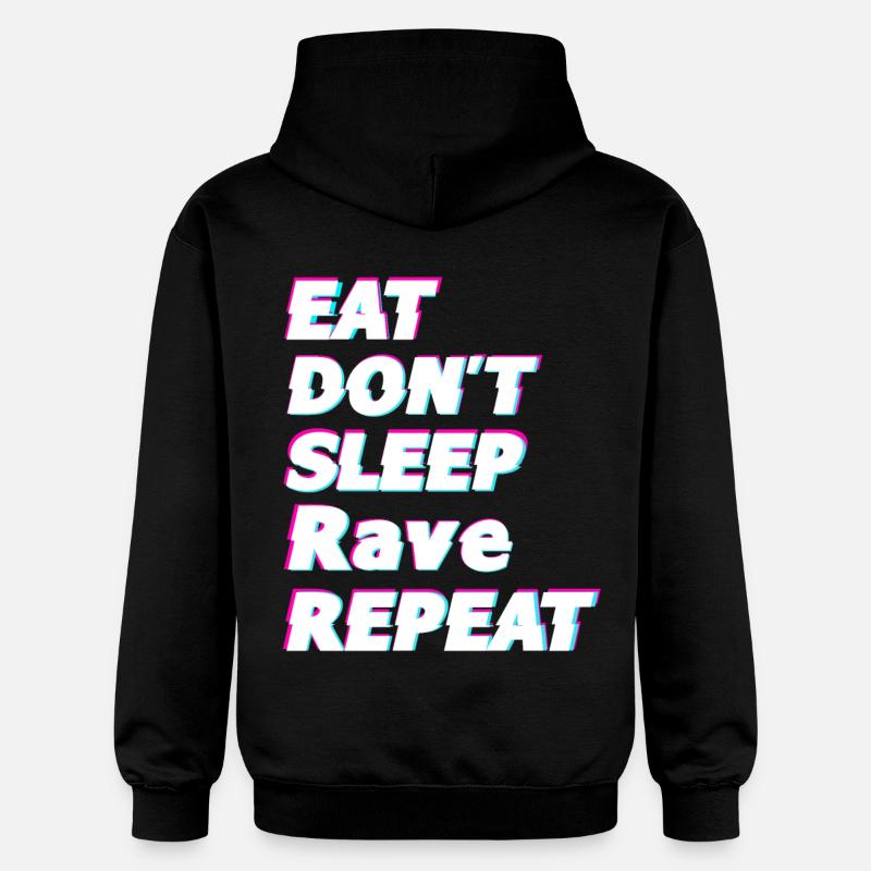 Idée cadeau Raver - Sweat à capuche Softstyle® Gildan Unisexe - noir