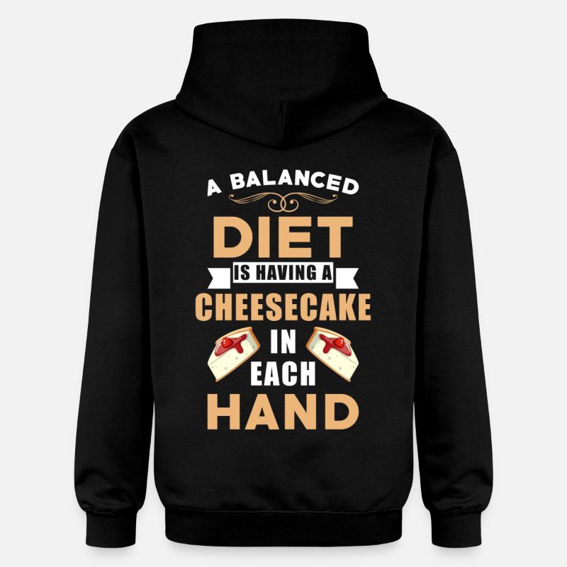 Régime cheesecake - Sweat à capuche Softstyle® Gildan Unisexe - noir