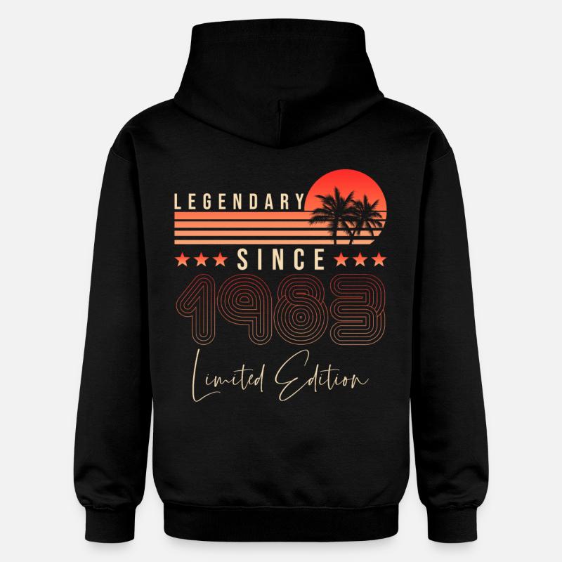 Légendaire depuis 1983 - Sweat à capuche Softstyle® Gildan Unisexe - noir