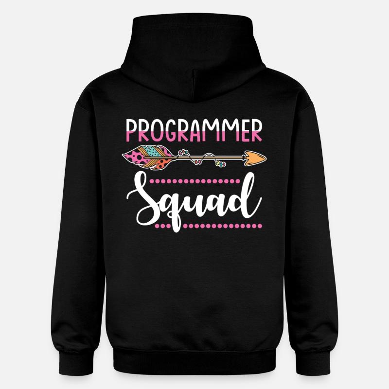 Programmer Group Women Team - Gildan Unisex Softstyle® Midweight Hoodie - black