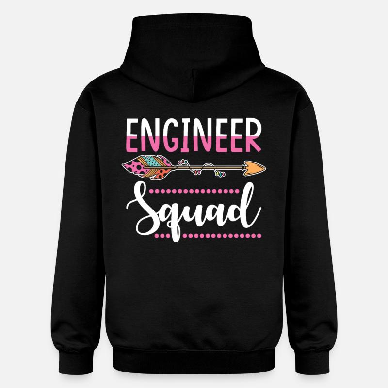 groupe d'ingénieurs - Sweat à capuche Softstyle® Gildan Unisexe - noir