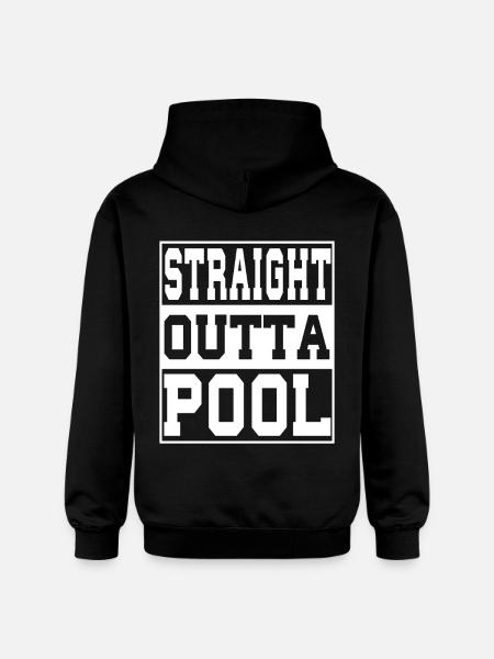 Pool saying funny - Gildan Unisex Softstyle® Midweight Hoodie - black